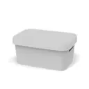 Ящик для хранения Folk 4.5л прямоугольная цвет светло-серый