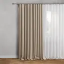 Штора на ленте Rian 150x270 см цвет бежевый
