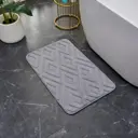 Коврик декоративный Lamo LM-03 50x80 см полиэстер цвет серый