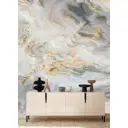 Фотообои флизелиновые Dekor vinil Серо-бежевый мрамор 200x270 см 9298dv