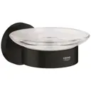 Мыльница Grohe Start 411932430 стекло цвет черный матовый