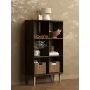 Стеллаж с полками Monofix 69x120x30 см ЛДСП цвет венге