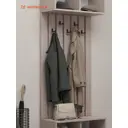 Настенная вешалка Monofix 69x115x3.3 см 5 крючков цвет капучино