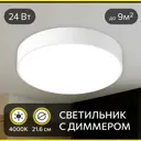 Светильник настенно-потолочный светодиодный Citilux Cl712240n 9 м² нейтральный белый свет цвет белый