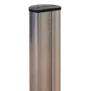 Столб для забора 51 мм 3 м серебристый