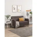 Диван прямой Monofix Фоксет DV-FOX-132-08 132x82.5x72 см эко-кожа цвет коричневый