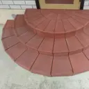 Ступень угловая для лестниц Weeco Берлин 36x36 см цвет терракот, 4 шт