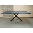 Кухонный стол прямоугольный Терминал Grace 120 120-160x76x80 см ЛДСП цвет бетон графит