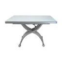 Стол прямоугольный Gomlden B2109-3 120-196x82x74 см стекло цвет белый