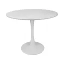 Кухонный стол Okay Tulip Ceramic 89x74x89 см керамика цвет белый