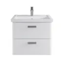 Тумба с раковиной RUVANN WELLEN 60 раковина Фостер 60 в ванную подвесная цвет белый