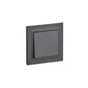 Выключатель встраиваемый Iek Brite BR-V10-0-10-K53-F 1 клавиша цвет графит