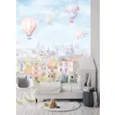Фотообои флизелиновые Dekor vinil 200x260 см Улочка с воздушными шарами