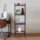 Стеллаж Greenween Alto 4 полки 45x30x145 см металл цвет черный