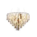Люстра потолочная хрустальная Ambrella Light TR5258 Traditional 11 ламп 28 м² цвет золото
