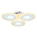 Люстра потолочная светодиодная Ambrella light Fa4001 с пультом управления 18 м² регулируемый белый свет цвет белый