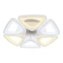 Люстра потолочная светодиодная AMBRELLA LIGHT FA4494 Original 18 м² теплый белый свет цвет белый