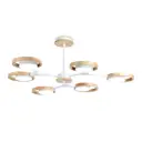 Люстра на штанге светодиодная Ambrella light Fl51615 28 м² регулируемый белый свет цвет белый