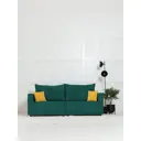 Диван раскладной Cityhd ГонконгПРО 212x90x80 см велюр цвет зеленый