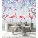 Фотообои флизелиновые Dekor vinil 300x260 см Фламинго