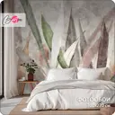 Фотообои флизелиновые Barton Wall 300x270 см Акварель Растения Листья M245