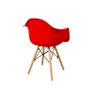 Комплект кухонных стульев 2 шт Derstuhl 330 wood 43x82x60 см полипропилен цвет красный