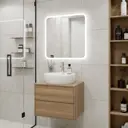 Зеркало для ванной Light LED с подсветкой и сенсором 60x60 см