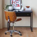 Стол письменный модульный Greenween Rimini 90x75x65 см сталь цвет черный
