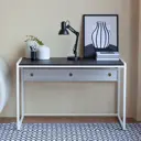 Стол письменный модульный Greenween Rimini 120x75x65 см сталь цвет белый