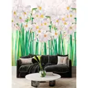 Фотообои флизелиновые Dekor vinil 200x270 см Нарциссы Акварель
