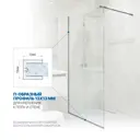 Душевая перегородка GuteWetter 3668188407 прямоугольная 220x120см