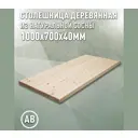 Столешница для стола Дом дерева прямоугольная 100x70x4 см дерево цвет натуральной хвои