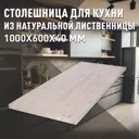 Столешница Дом дерева 100x60x4 см масло-воск дерево цвет белый