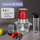 Блендер стационарный Zigmund & shtain CR-19 R 2 скорости цвет красный