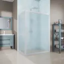 Душевой уголок Gutewetter 1115723775 прямоугольник 80x175см белый профиль эффект стекла матовый