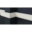 Молдинг Decor-dizayn DD635 на стену и потолок полистирол белый 2000x23.2x23.5 мм 1 шт
