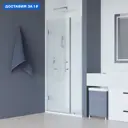 Душевая дверь Rgw 375773 100см эффект стекла прозрачный распашной