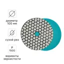 Круг алмазный гибкий шлифовальный (АГШК) Rage Dry Р1500 100 мм