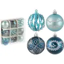 Елочный шар Волшебная страна 106342 Syqb2-0123192 6 см пластик синий