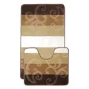 Коврик для ванной комнаты и туалета VONALDI 1618/01271 100x60/50x60 цвет коричневый