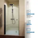 Душевая дверь распашная GuteWetter 223432155 75см