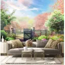 Фотообои флизелиновые Dekor vinil 300x260 см Выход в сад