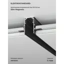 Трековый шинопровод встраиваемый однофазный магнитный Elektrostandard A067496 200 см, цвет черный