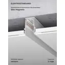 Трековый шинопровод встраиваемый однофазный Elektrostandard 85087/00 Slim Magnetic 2 м цвет белый