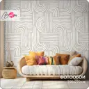 Фотообои флизелиновые Barton wall 3d Геометрия Абстракция 500x270 см M25905-B