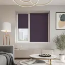 Рулонная штора Evoli Однотонная классика 43x160 см цвет темный виноград