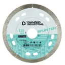 Диск алмазный по керамограниту Diamond Industrial Splinter DID125ULT сплошной 125x22.2x1.1 мм