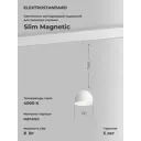 Трековый светильник подвесной светодиодный Elektrostandard A065481 8 Вт 2 м² цвет белый