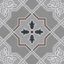 Керамогранит Motto Monotone N100111 20x20см цвет серый