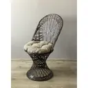 Кресло садовое Ajurio КП_02-5 Provance 44 см x 61 см x 96 см текстиль коричневый